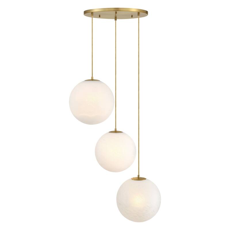 Designers Fountain D342M-3CHC Pixie 3 Light 30" Wide Chandelier