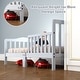 preview thumbnail 30 of 44, Costway Kids Toddler Wood Bed Bedroom Furniture w/ Guardrails - See Details