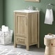 preview thumbnail 73 of 109, OVE Kansas Single Sink Bathroom Vanity, Dove White Engineered Stone Top