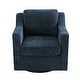 preview thumbnail 72 of 101, Modern Swivel Upholstered Armchair Accent chair Set of 2