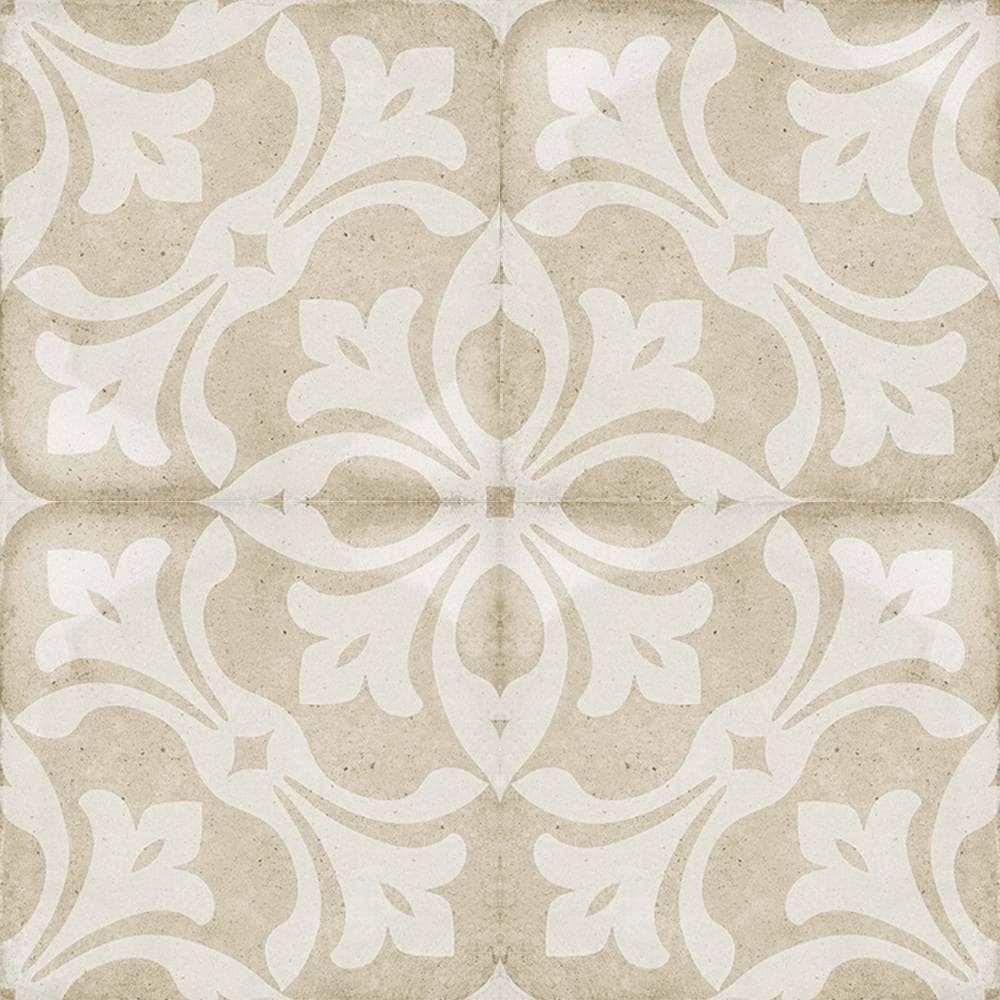 The Tile Life Seville Art 8 x 8 Matte Porcelain Floor and Wall Tile