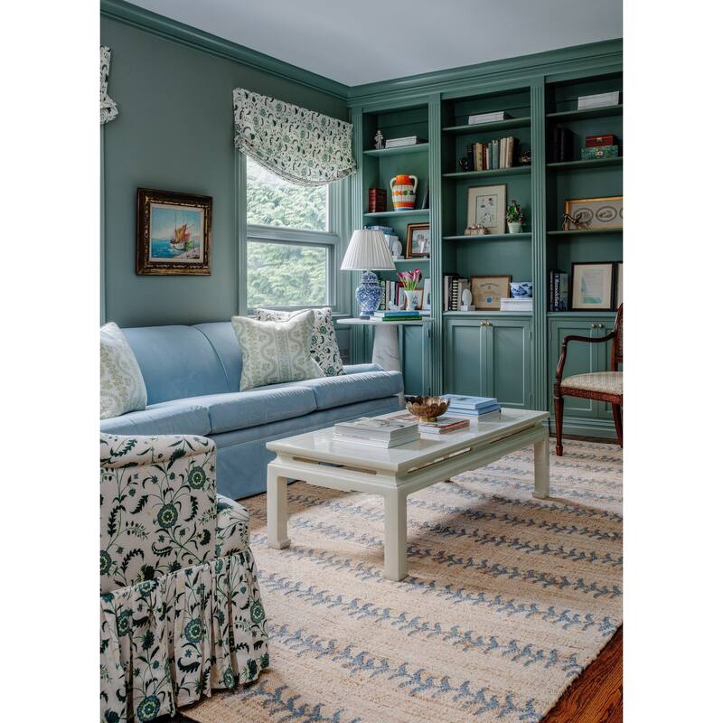 Erin Gates by Momeni Orchard Vine Stripe Hand Woven Wool and Jute Area Rug