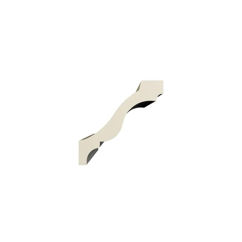 2 3/4"H x 2 3/4"P x 3 7/8"F x 96"L Adeline Crown Moulding - 1-Pack