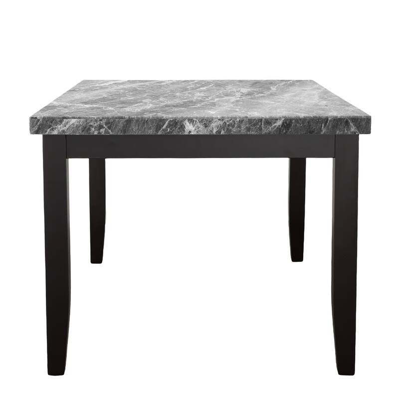 Steve Silver Norwich Gray Marble Top Dining Table
