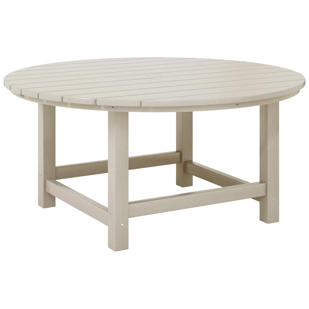 Laguna Outdoor Poly Adirondack 38" Round Coffee Table