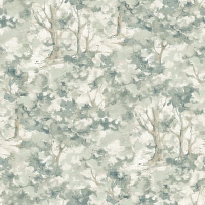 Chesapeake Thicket Teal Forest Wallpaper