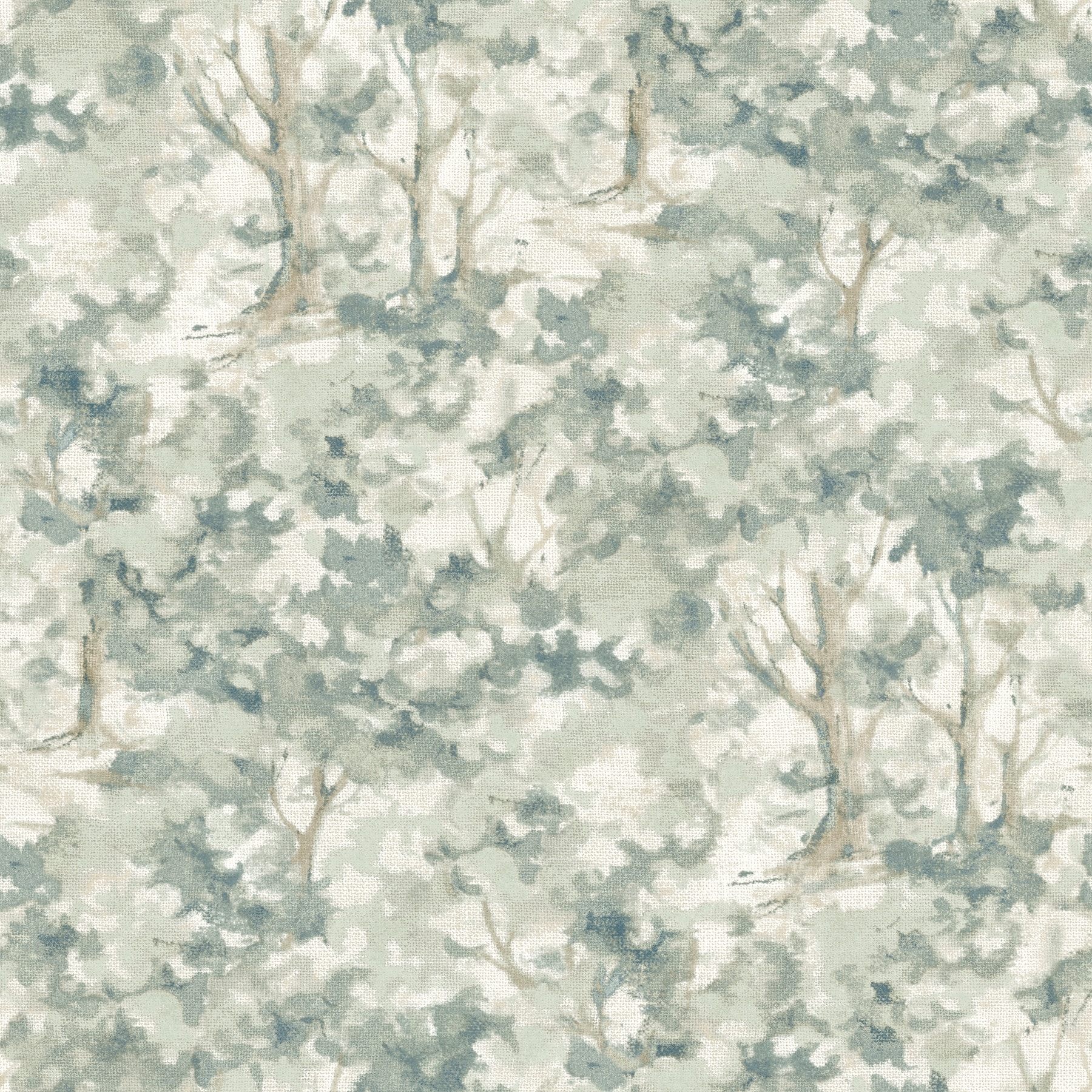 Chesapeake Thicket Teal Forest Wallpaper