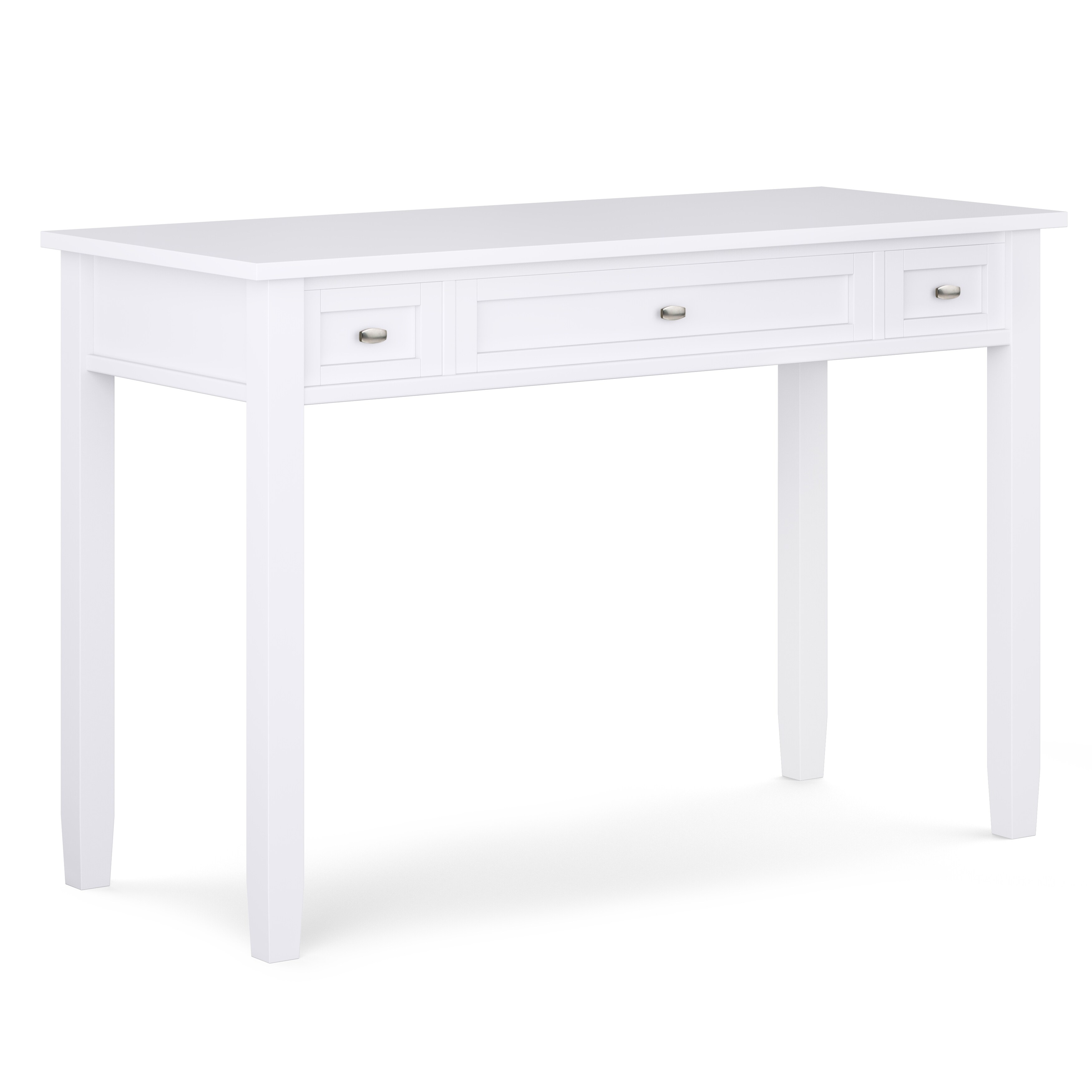 Wyndenhall norfolk solid wood rustic 48 inch shop wide writing office desk
