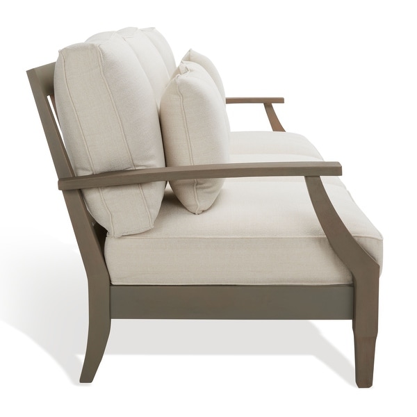★決算特価商品★ SAFAVIEH Couture Martinique Solid Wood Indoor/Outdoor Patio トップス
