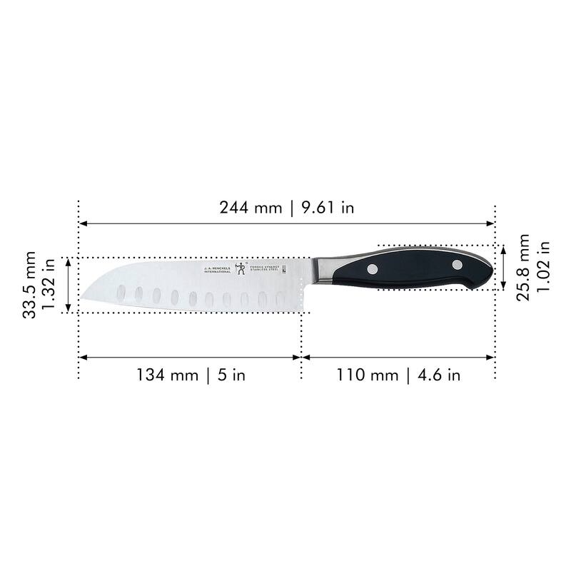 HENCKELS Forged Synergy Hollow Edge Santoku Knife