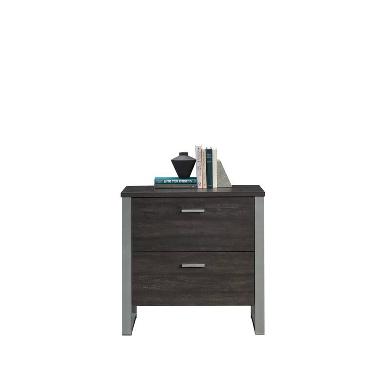 Lateral File, File Cabinet , Office Storage Cabinet Dark Brown finish