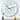 Carson Carrington Tomming White and Blue Pattern I' Mid-Century Wall Clock