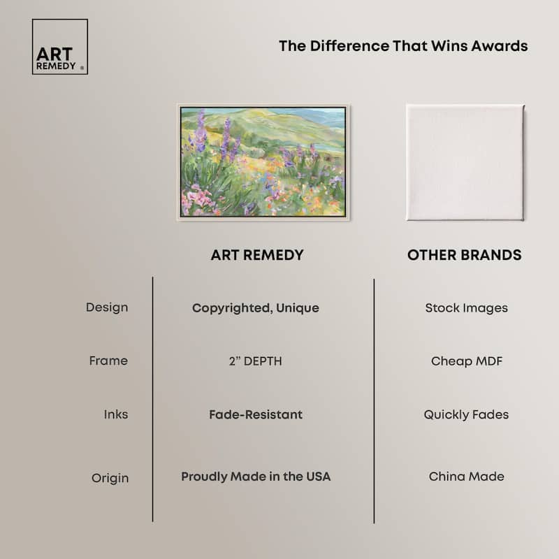 Blooming Fields Canvas by Art Remedy