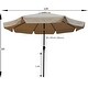 preview thumbnail 12 of 19, 10 ft Patio Umbrella Market Round Umbrella Outdoor Garden Umbrellas with Crank and Push Button Tilt
