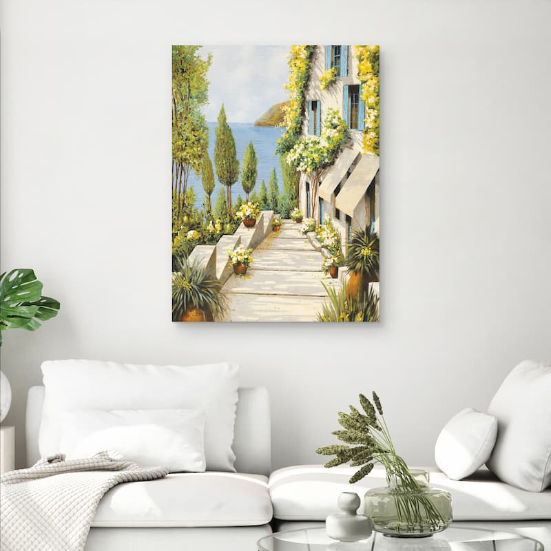 Canarinotre by Guido Borelli Canvas Art Print