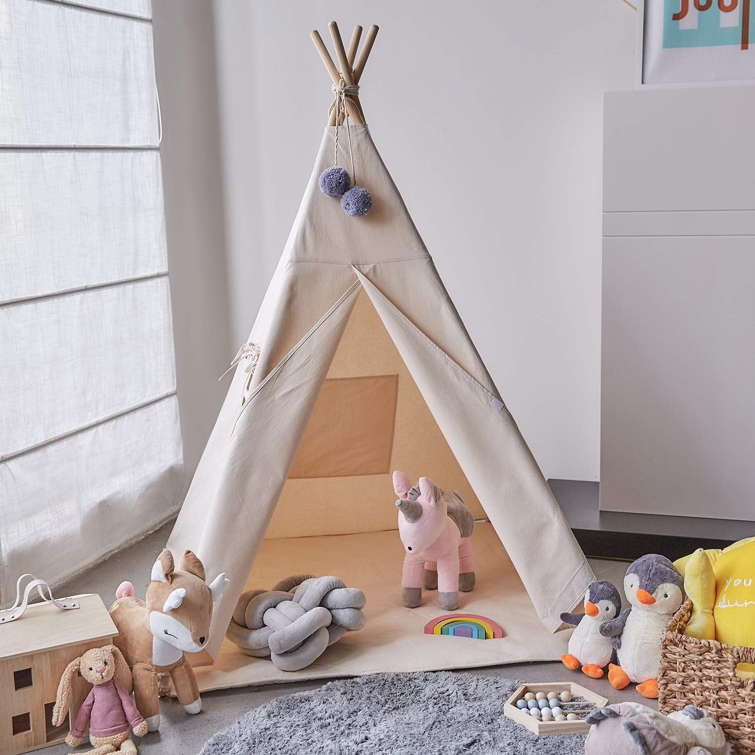 Kids teepee deals with lights