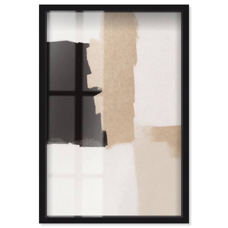 Earth and Ink IV Shadowbox by Art Remedy - Black - 24" x 36"