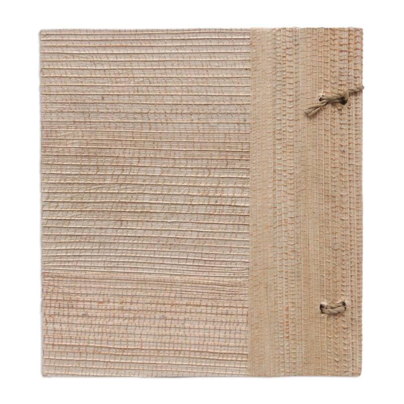 Novica Handmade Spring Memories Natural Fiber Journal