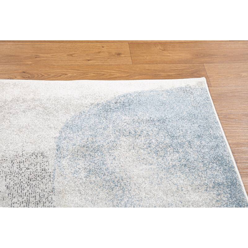 Marina Collection Abstract Multicolor Area Rug