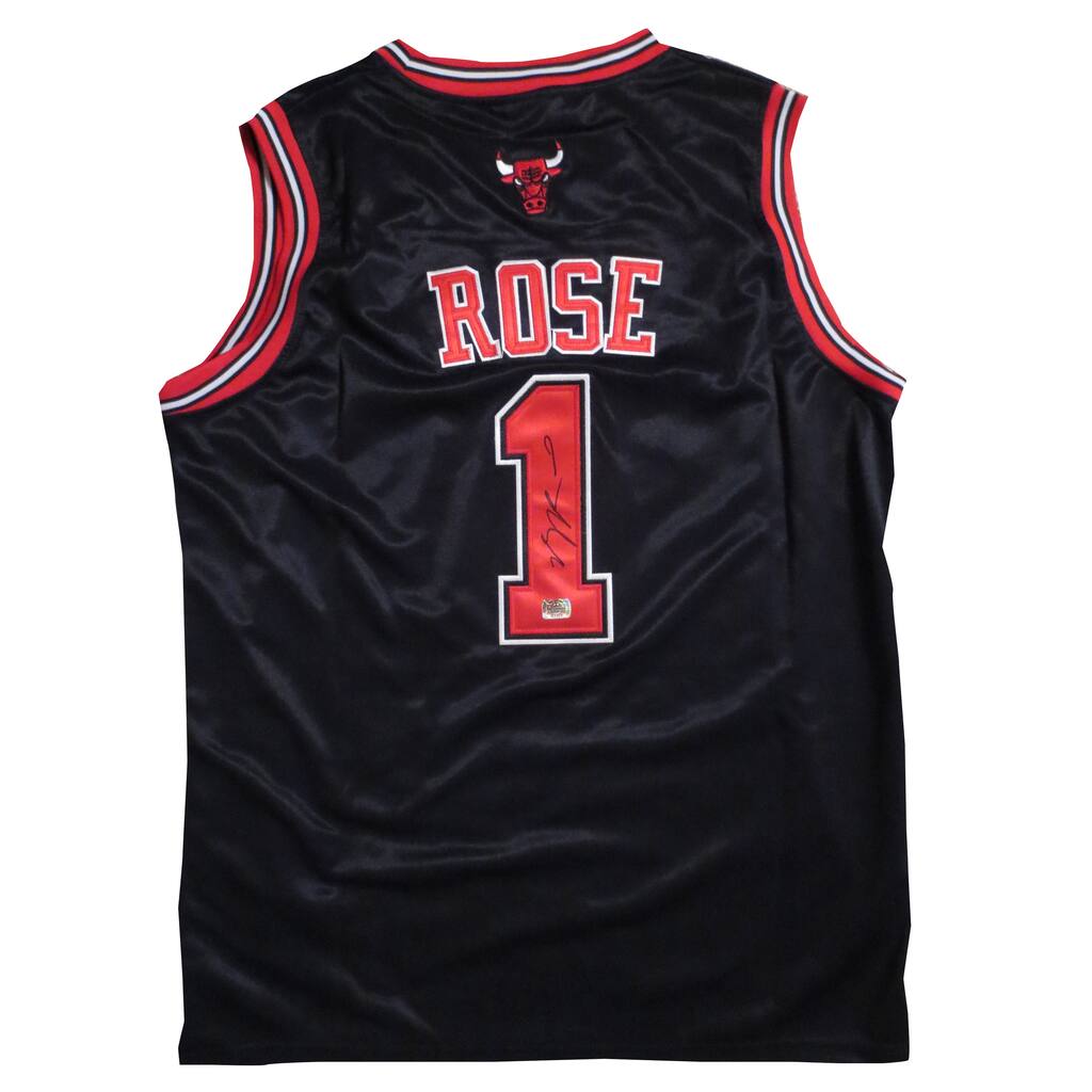 Derrick Rose Autographed Basketball Jersey - 8'6" x 11'6"