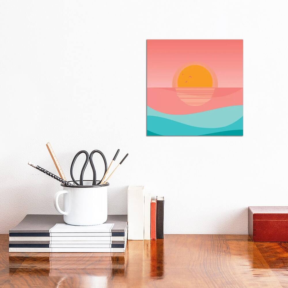 iCanvas "Minimal Sunset I" by Viviana Gonzalez Canvas Print