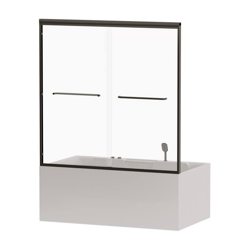 Double Sliding Bathtub Shower Door