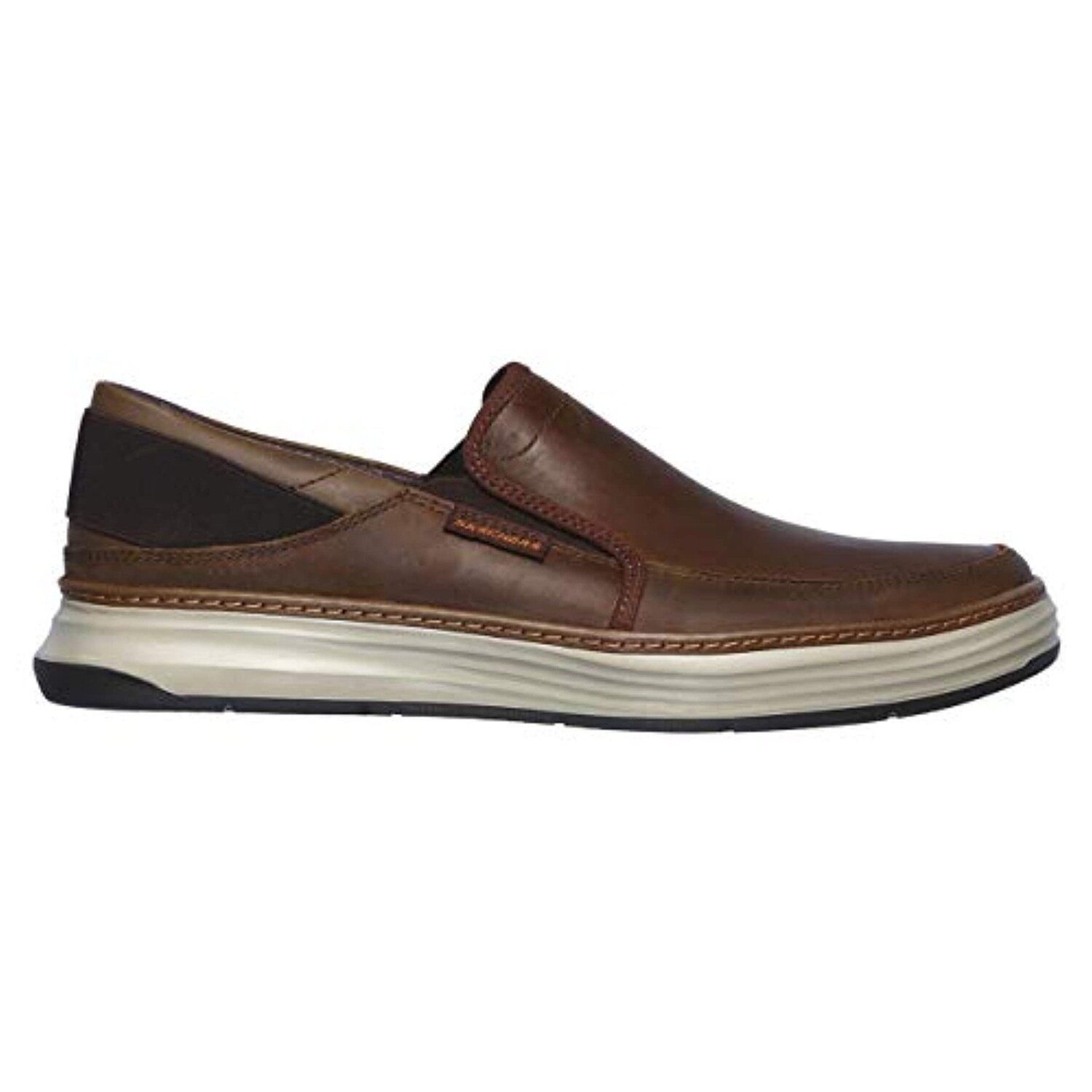 Shop Skechers Mens Moreno Relton Shoes Color Dark Brown Overstock 32029739