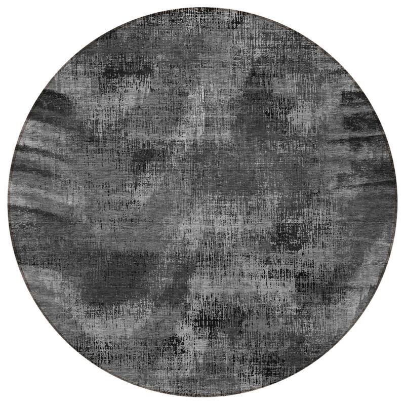 HomeRoots Abstract Transitional Rectangle Outdoor Rug