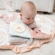 preview thumbnail 5 of 5, Violet Floral Ruffle Quilted Baby Play Mat - Beige