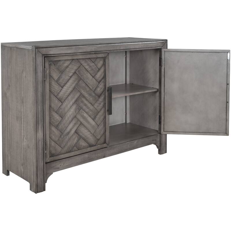 Modern Console Table Sofa Table for Living Room with 2 Shelves