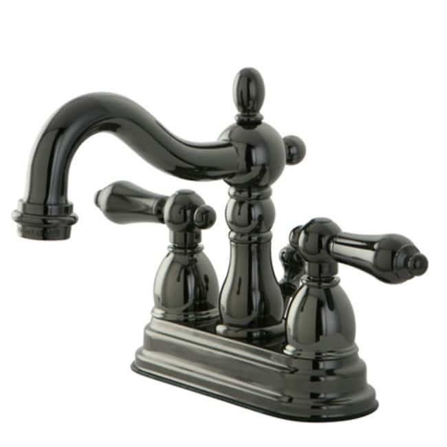 Kingston Brass Water Onyx Centerset Bathroom Faucet - Pop-Up Drain