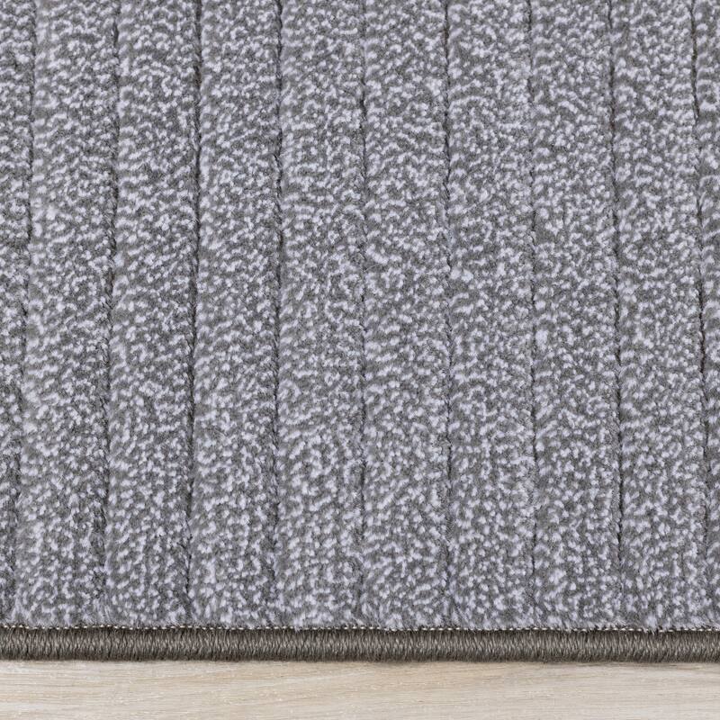Elizabeth Collection - Grey Banded Rug
