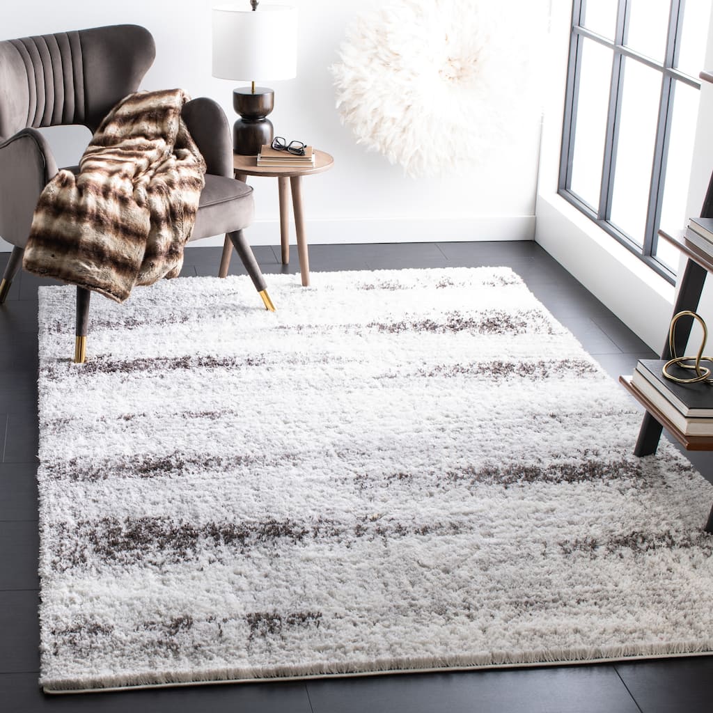 SAFAVIEH Berber Shag Marjanna Modern 1.25-inch Thick Rug