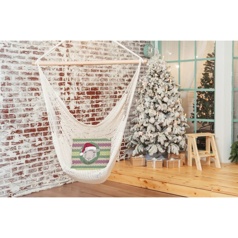 Fleece Navidad Christmas Indoor/Outdoor Throw Pillow
