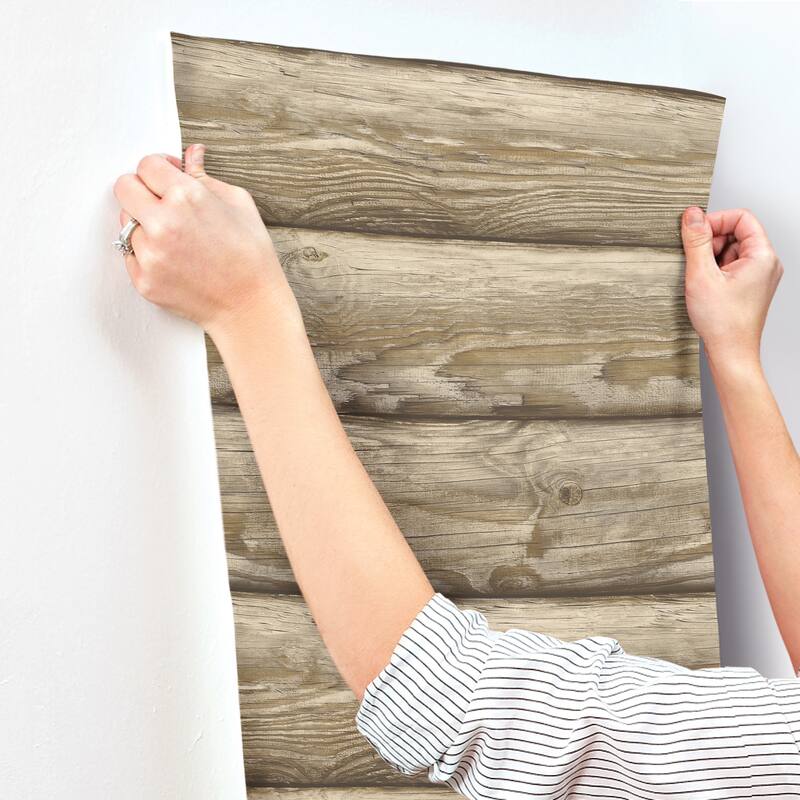 Bunkhouse Light Brown Wallpaper