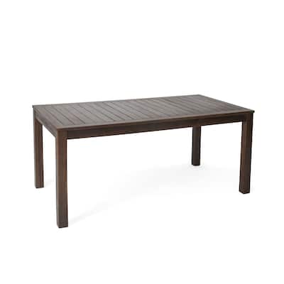Patio Durable 69'' Acacia Wood Dining Table