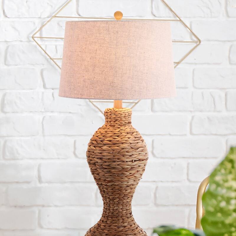 January 31" Seagrass Weave LED Table Lamp, by JONATHAN Y