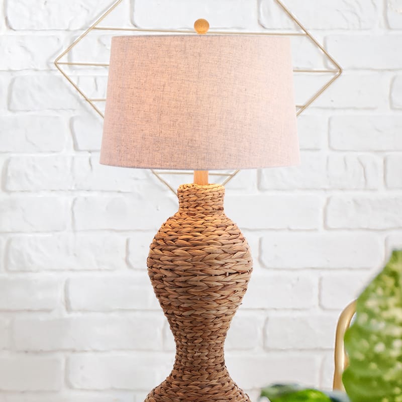 January 31" Seagrass Weave LED Table Lamp, by JONATHAN Y