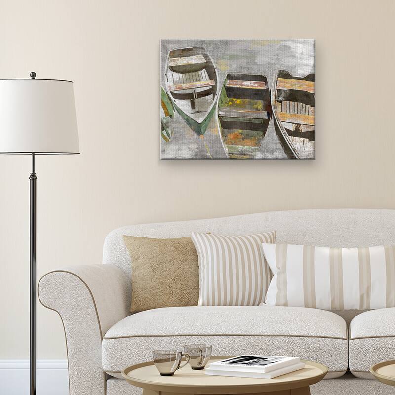Docked by Studio Arts Canvas Art Print