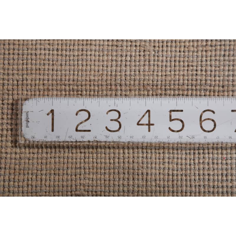 Hand Knotted Oriental 100% Wool Carpet Modern Solid Peach Gabbeh Area Rug - 14' 4'' X 10' 1''