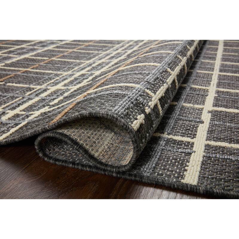 Alexander Home Renee Modern Plaid Indoor / Outdoor Rug