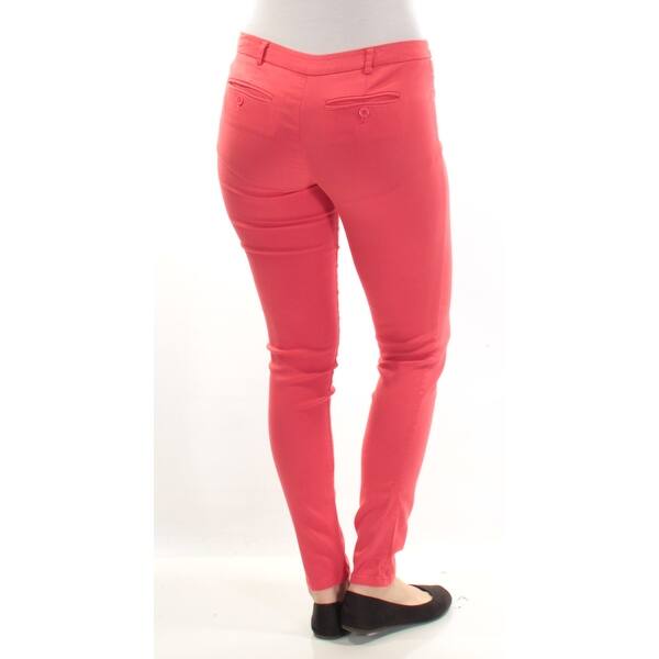 Shop Xoxo Womens Coral Straight Leg Wear To Work Pants Juniors