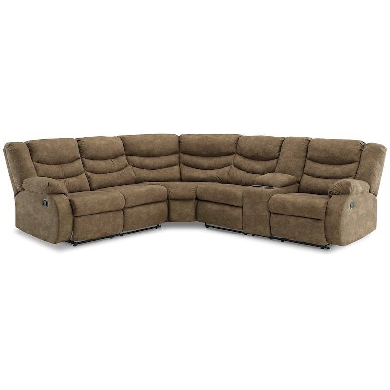 Signature Design by Ashley Partymate 2-Piece Reclining Sectional - 113"W x 99"D x 40"H