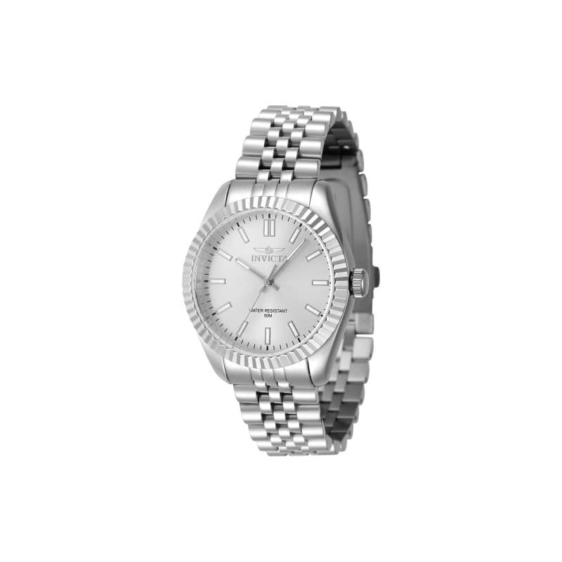 Invicta Women's 47495 Specialty Quartz 3 Hand Silver Dial Watch