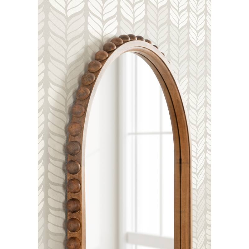 Kate and Laurel Beadbrook Arched Wall Mirror