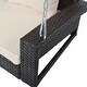 preview thumbnail 24 of 25, GO 2-Person Wicker Hanging Porch Swing with Chains
