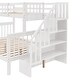 preview thumbnail 56 of 55, Twin over Full Bunk Bed with Drawer, Storage and Guard Rail, Gray