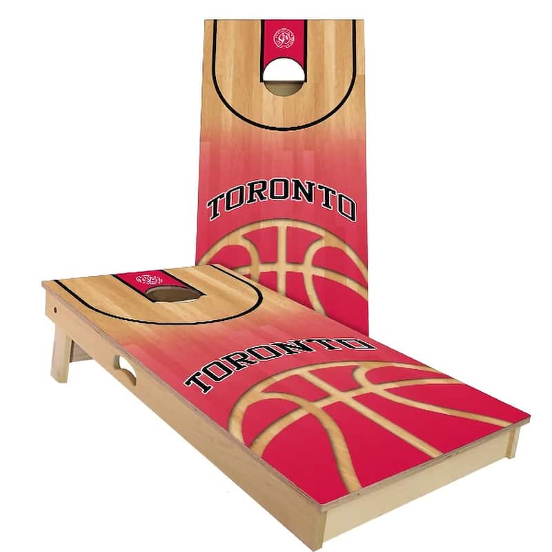 Toronto Basketball Outdoor Cornhole Board Set