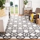 preview thumbnail 1 of 50, SAFAVIEH Handmade Flatweave Dhurries Nicolette Modern Moroccan Wool Rug 6' x 9' - Ivory/Grey - Rectangle