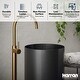 preview thumbnail 4 of 6, Karran Cinox Stainless Steel Round Pedestal Sink